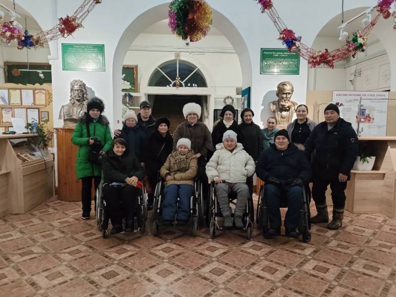 «Инклюзивный тур «Шаг в будущее в Бурятии» состоялся в Кяхтинском краеведческом музее!